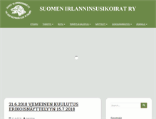 Tablet Screenshot of irlanninsusikoirat.org